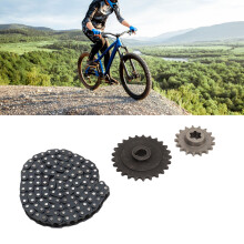 T8F 17T Sprocket Anteriore e Catena T8F da 116 Maglie per Ty Rod 33cc 43cc 49cc Mini Bike