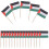 100pcs Palestine Flag Cake Topper Toothpick Small Fruit 1