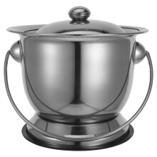 Chamber Pot Draagbaar Toilet Met RVS Urinefles Voor Volwassenen