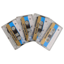 4pcs blank cassette tapes for audio voice recording lectures teaching