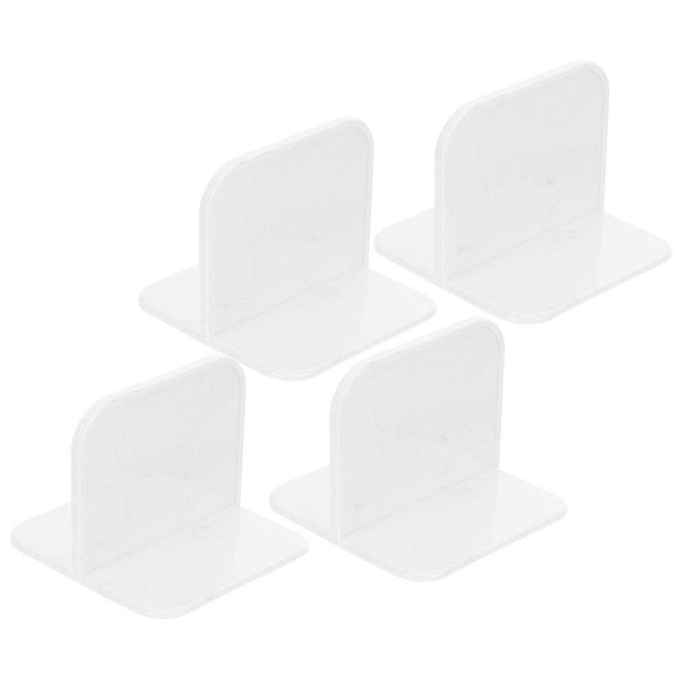 4Pcs Plastic Playpen Base Stand Adhesive Fixator For Home Use White Villcase