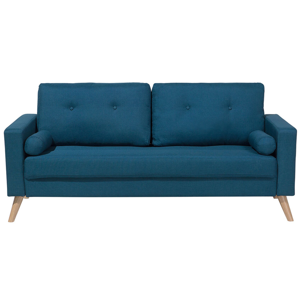 Sofa 2 Seater KALMAR Fabric Sea Blue