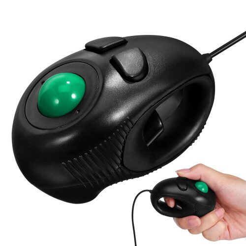Thumb Ball Mouse Finger Trackball Usb Thumb-Controlled Scrolling