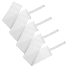 4St Witte Verstelbare Nylon Armband Captain Voor Voetbal Teams