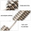6pcs motorcycle exhaust fully rotatable mounting springs 9