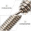 6pcs motorcycle exhaust fully rotatable mounting springs 10
