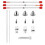Needle Airbrushes Nozzle Accessories Replacement Set 6