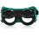 Large Safety Glasses Goggles Black Plastic 1pack 1
