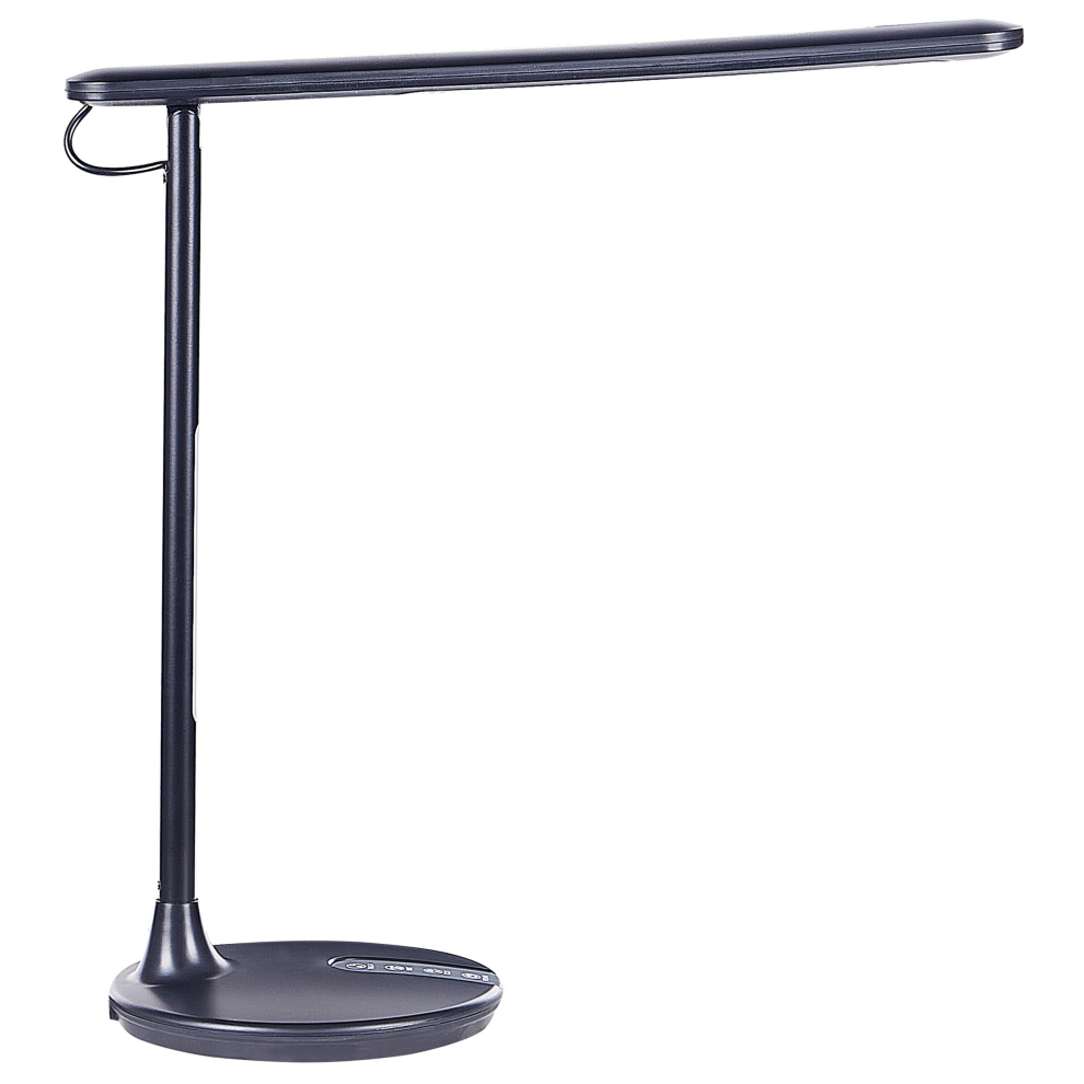 Photos - Floodlight / Street Light Beliani LED Desk Lamp DRACO with Dimmer Metal Black 