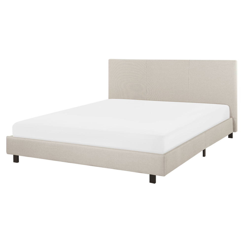 Bed Fabric ALBI 160 x 200 cm (EU King Size) Beige