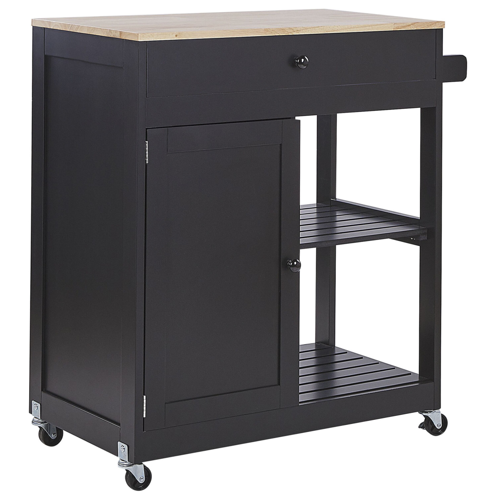 Kitchen Trolley TRAPANI Black