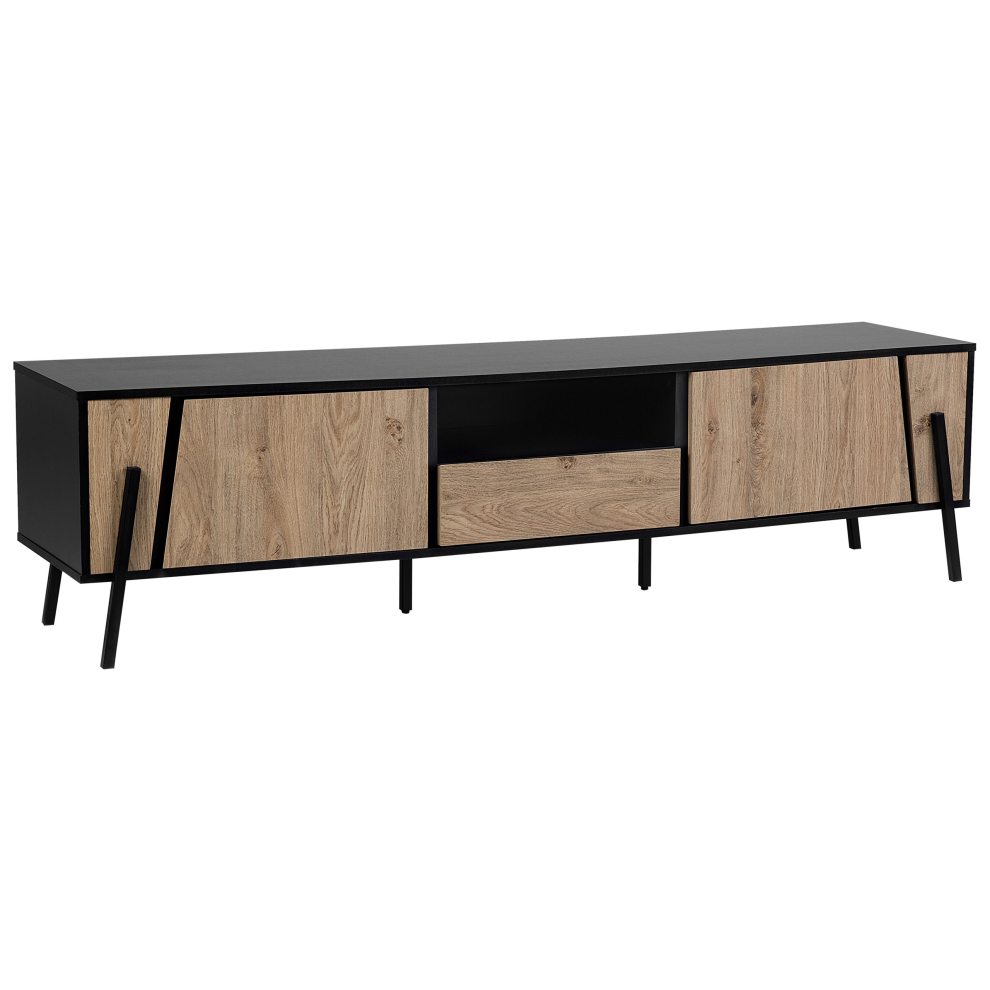 TV Stand BLACKPOOL Brown/ Black