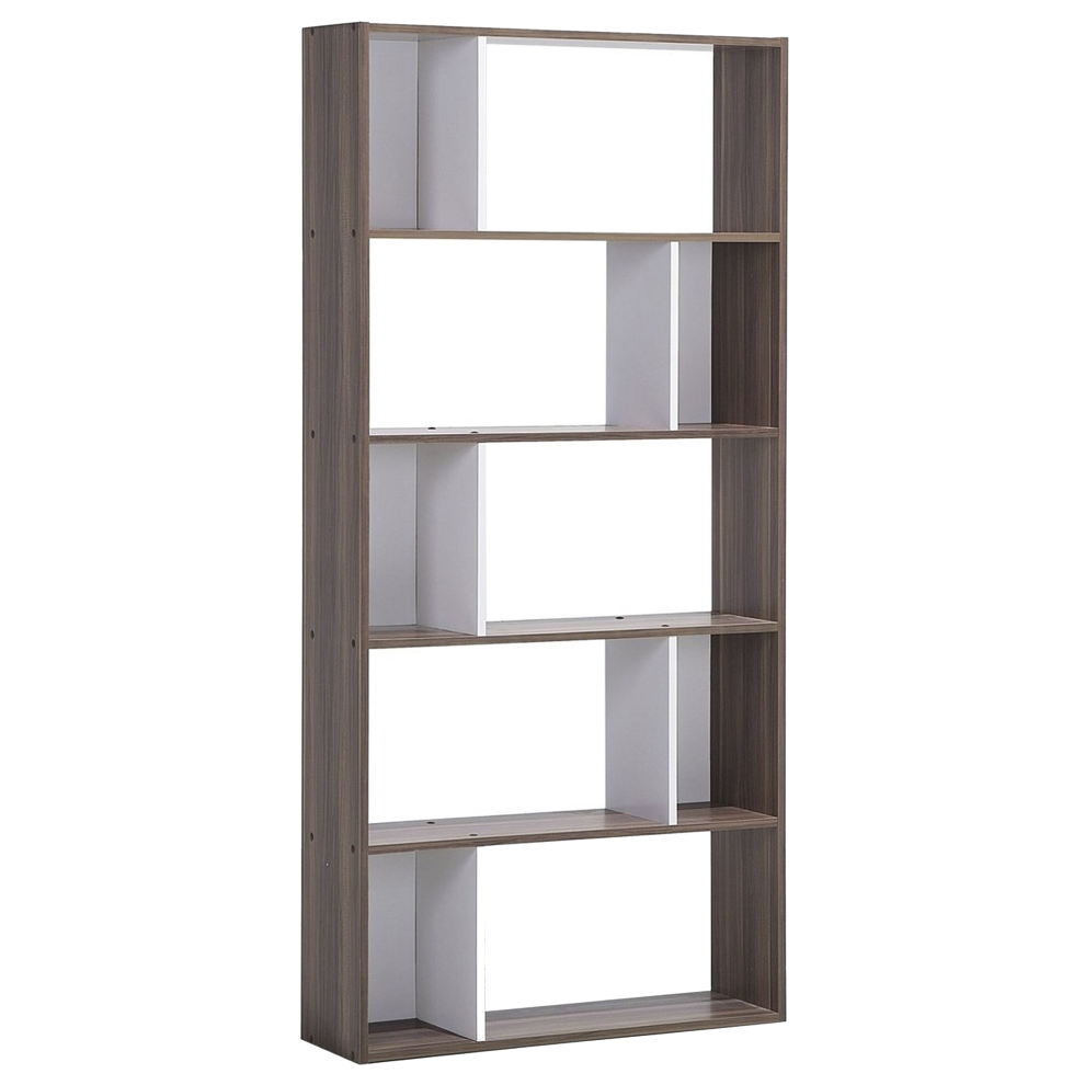 5 Tier Bookcase ORILLA 174 cm Dark Brown