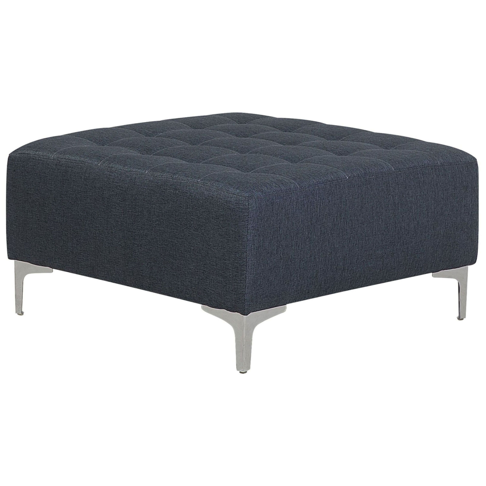 Ottoman ABERDEEN Fabric Dark Grey