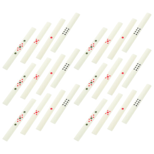 88Pz Accessori Mahjong Bastoncini Beige in Plastica Per Partite E Gare