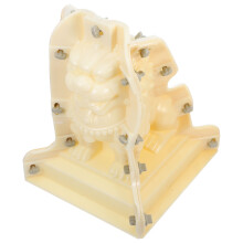 Stampo in Plastica Beige Per Colonna Romana Decorativa Fai-Da-Te