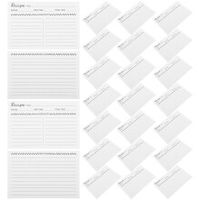 50St Kraft Papier Recept Kaarten - , Stevig Voor Keuken En
