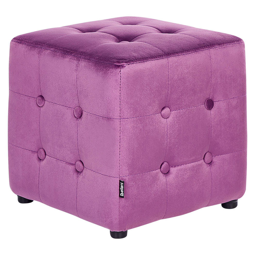 Pouffe WISCONSIN Velvet Purple