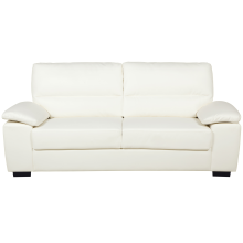 Sofa 3 Seater VOGAR Faux Leather Off-White