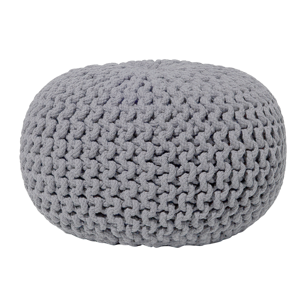 Pouffe CONRAD Cotton Grey