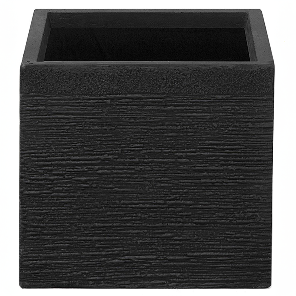 Plant Pot PAROS 30 cm Black