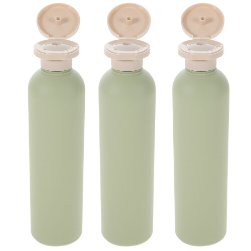 3Stk Flüssigkeitsbehälter Grün - Duschgel, Shampoo, Lotion, Langlebig 1