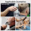 tagliacapelli manuale in acciaio inox per capelli e barba, 1 pezzo 8