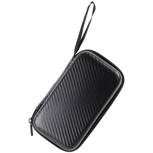 Black Forehead Thermometer Protector Durable Zipper Storage Case