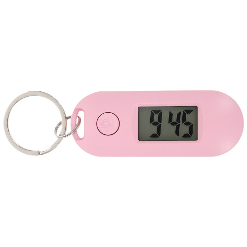 portachiavi orologio digitale silenzioso rosa per studenti