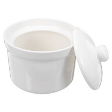ceramic stew bowl soup pot with lid for home use and gift giving