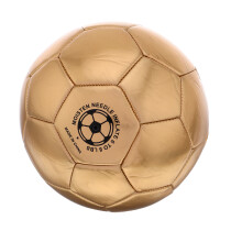 Golden Soccer Ball for Kids PVC DIY Signature and Training Toy