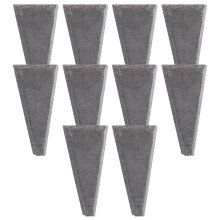 10Pcs High Carbon Steel Axe Repair Wedge Practical Fixing Tool Grey