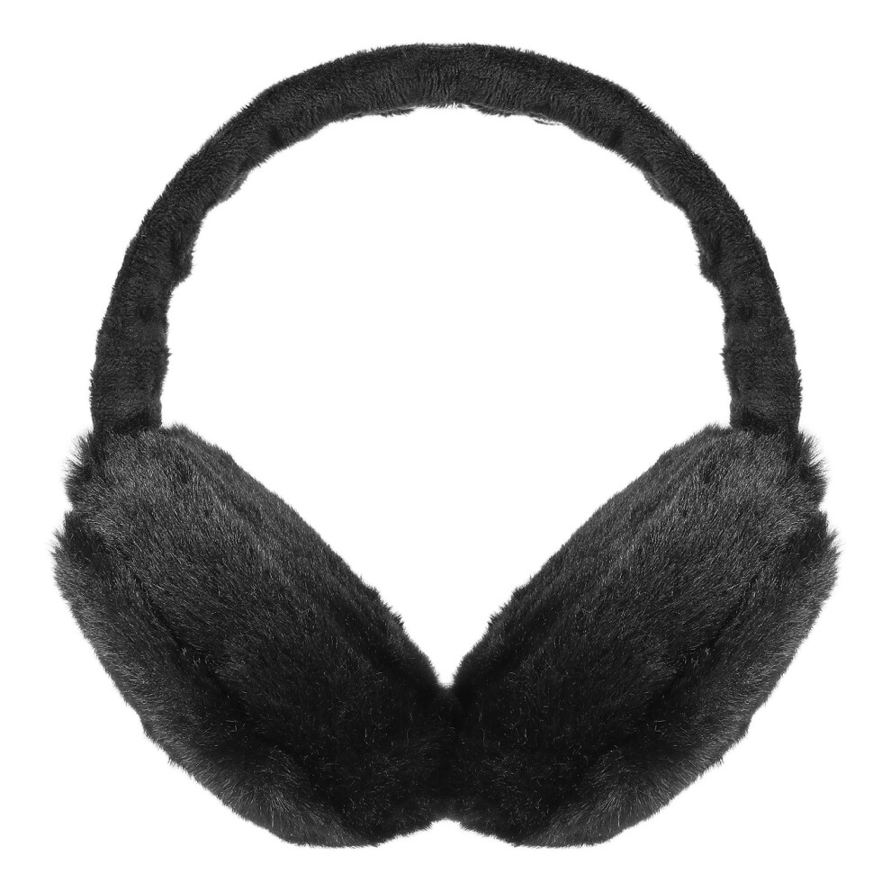 Ohphcall Child Ear Warmer Earmuff Plush 1Set Black
