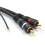kenable Twin RCA Shielded Phono Audio Cable Oxygen Free Copper & Tag Wire  0.5m 2