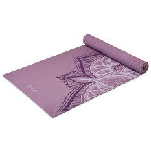 Gaiam Yoga Matte Premium Print Rutschfeste Übungsmatte für Yoga, Pilates & Fitness, Violett Blush Punkt, 5mm (05-64034)