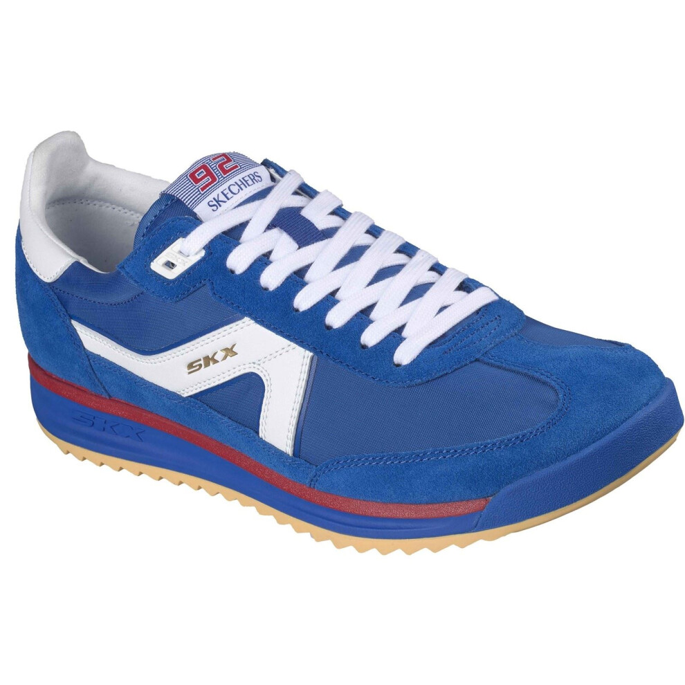Skechers (, ) Skx 92 Spective Leather Men's /Multi Trainers Blue
