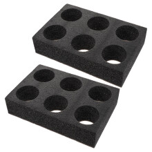 2 Pezzi Portabicchieri In Perla Di Lana Per Tè Al Latte