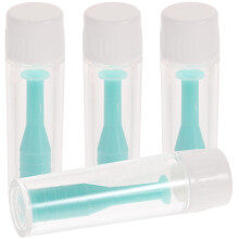 4 bastoncini aspiranti per lenti, confezione casa/viaggio (verde)