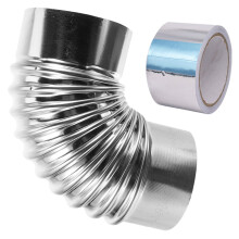 Set Tubo Acciaio Inox Gomito Canna Fumaria Per Camino Domestico
