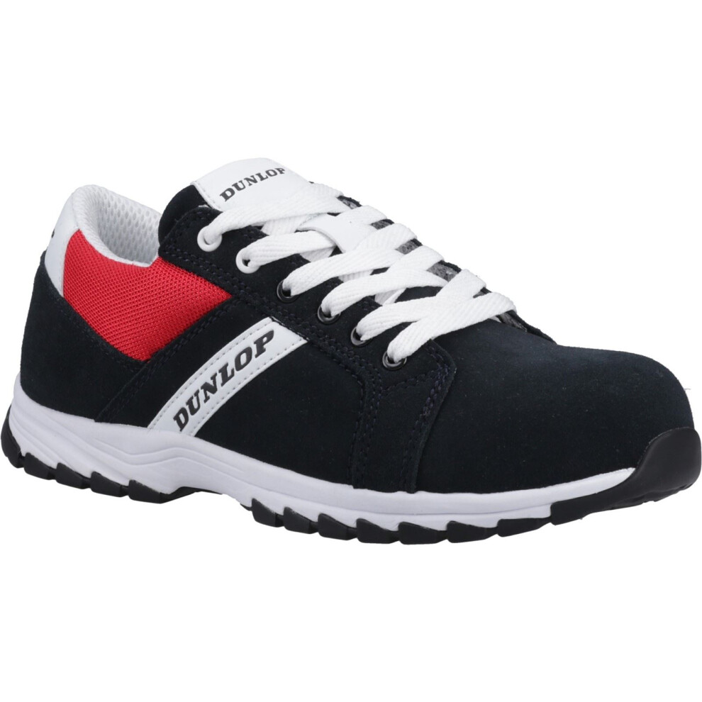 Dunlop (, ) Street Response Suede Men's Dark Blue/Red/White Safety Trainers