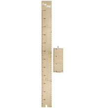 règle adhésive de en bois pour suivi taille