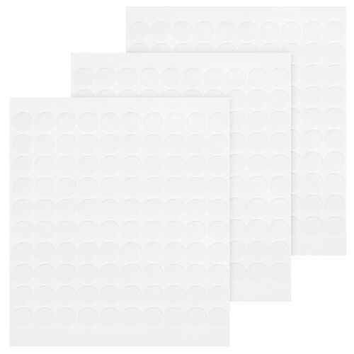 300pcs transparent double-sided adhesive dots round waterproof