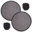 2pcs foldable handheld fan portable round fan for summer 1