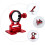 1 Stuks Aluminium Legering Inklapbare Visdoos Met Parapluhouder 8