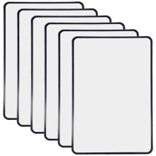 6Pcs PVC Reading Magnifier Bookmark for Seniors Portable White