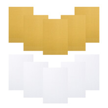 10 fogli a4 cartoncino glitter oro e argento per scrapbooking fai da te