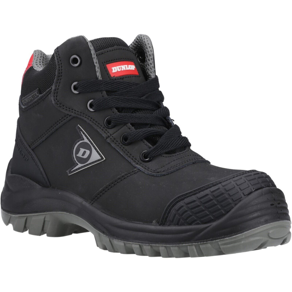 Dunlop (, ) First One Adv Titan Nubuck Men's Black/Red Safety Boots