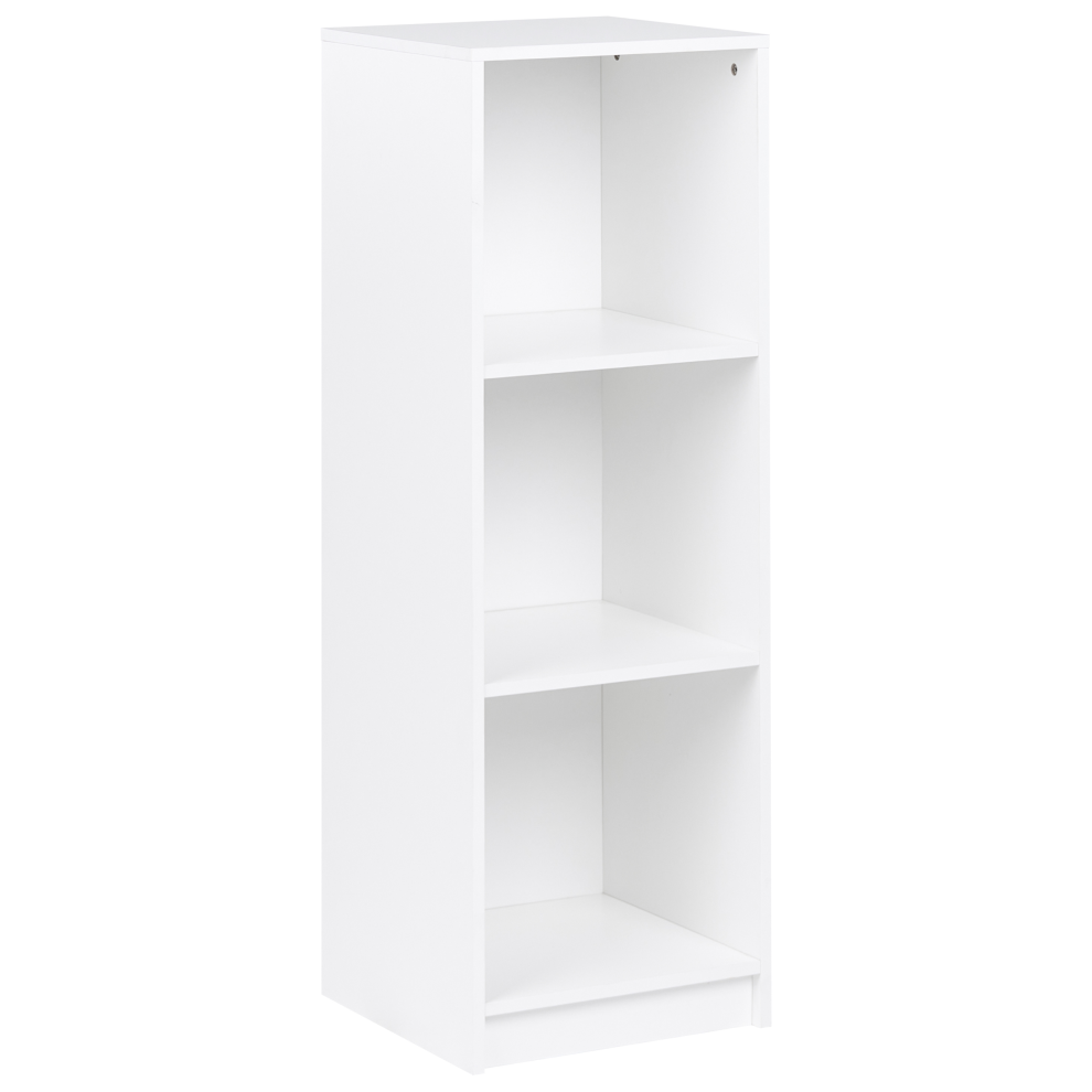 New Beliani 3 Tier Bookcase Zehna 117 Cm White