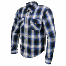 Milwaukee Leather Heren Geruit Flanellen Biker Shirt met CE Bescherming - Versterkt met Aramidevezels - 5X-Groot
