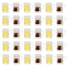 30 Stuks Mini Biermodellen Diy Hars Ambacht Poppenhuisbenodigdheden